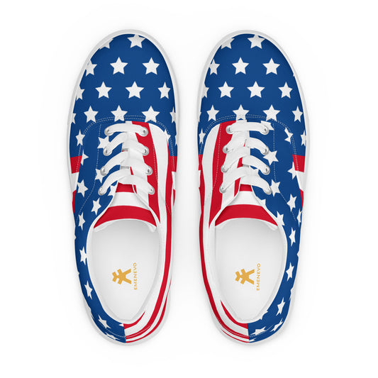 USA Flag Men’s Artisan Shoes | EMENEVO