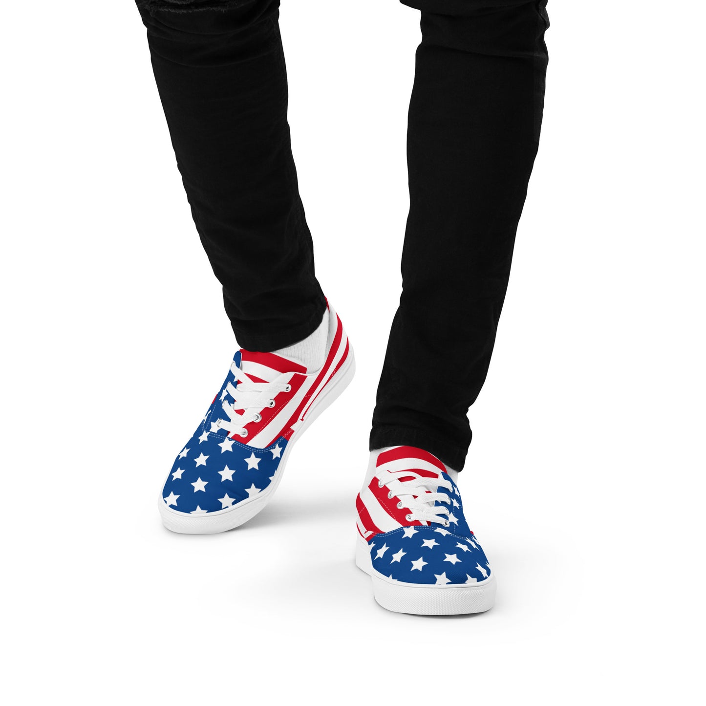 USA Flag Men’s Artisan Shoes | EMENEVO