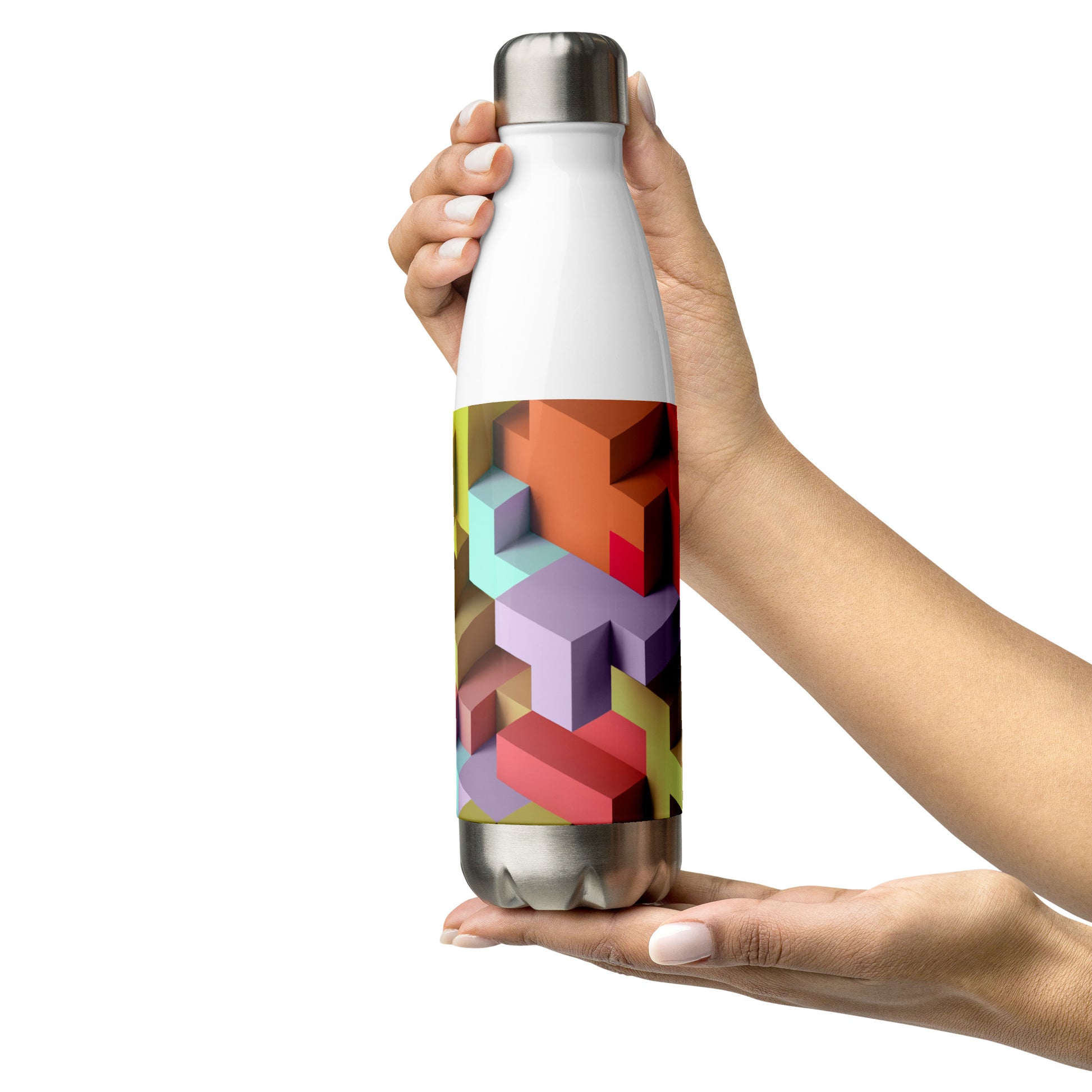 Integrity Blocks Water Bottle | EMENEVO