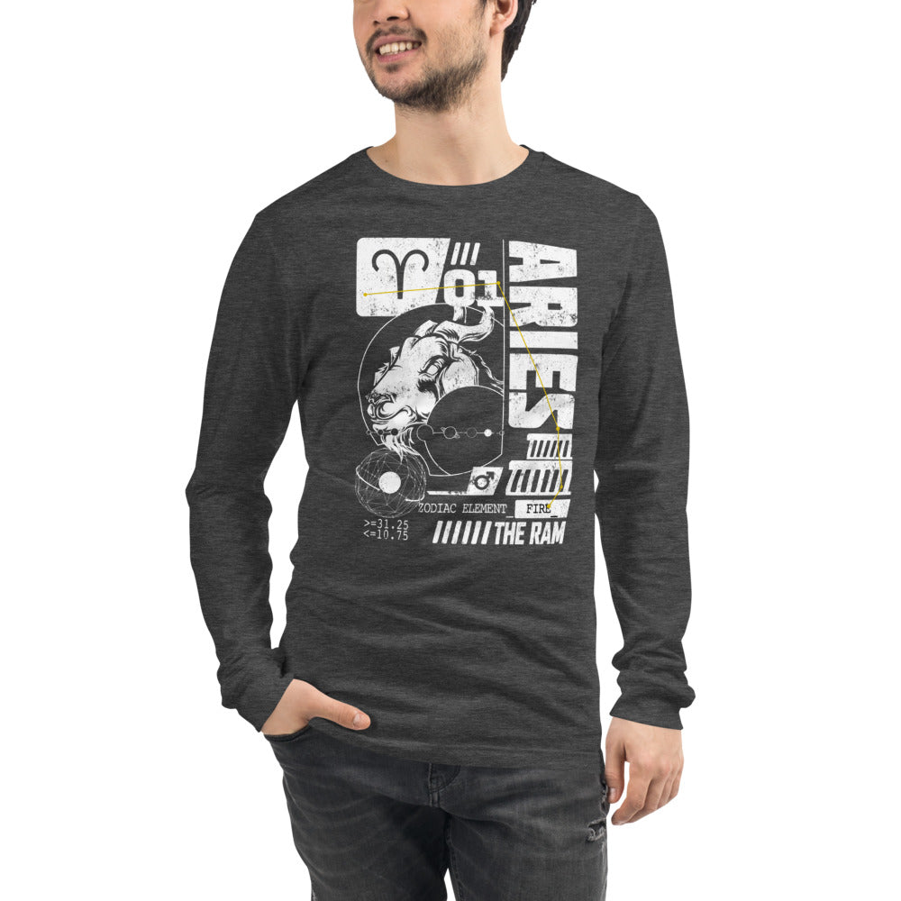 Aries LS Men T-Shirt | EMENEVO