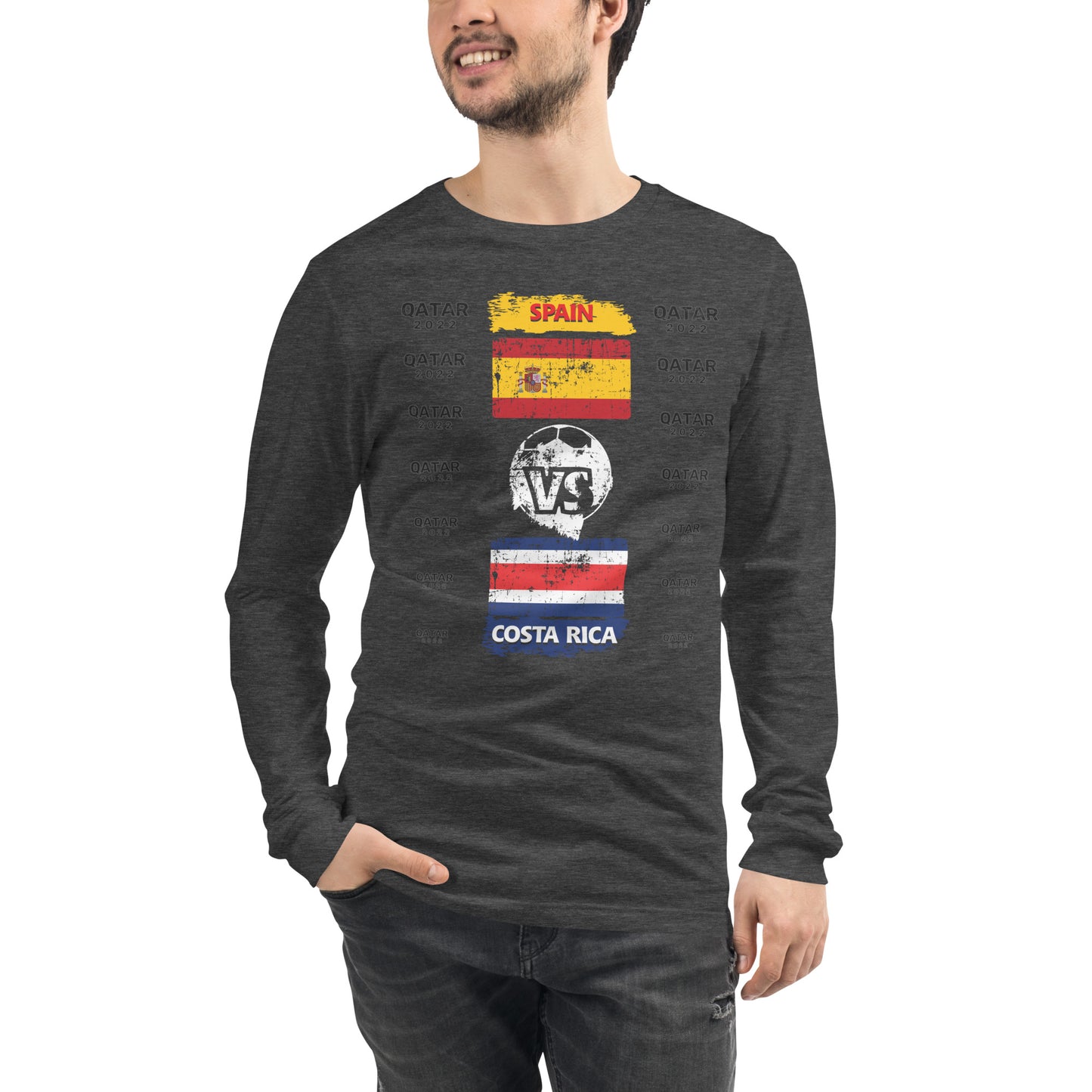 Qatar 2022 Spain Vs Costa Rica T-Shirt | EMENEVO