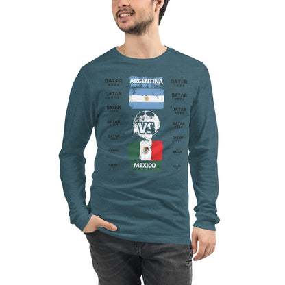 Qatar 2022 Argentina Vs Mexico T-Shirt | EMENEVO