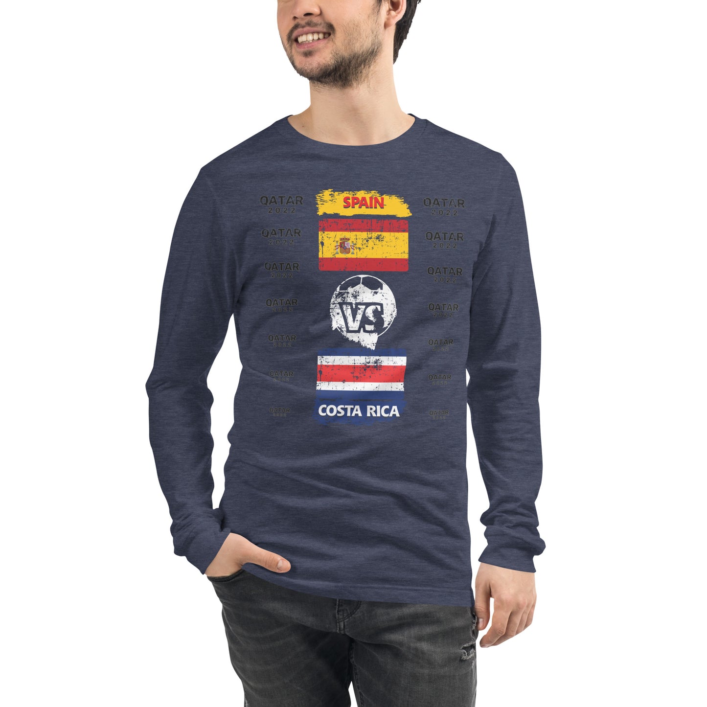 Qatar 2022 Spain Vs Costa Rica T-Shirt | EMENEVO