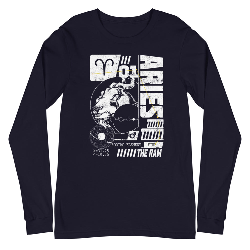 Aries LS Men T-Shirt | EMENEVO