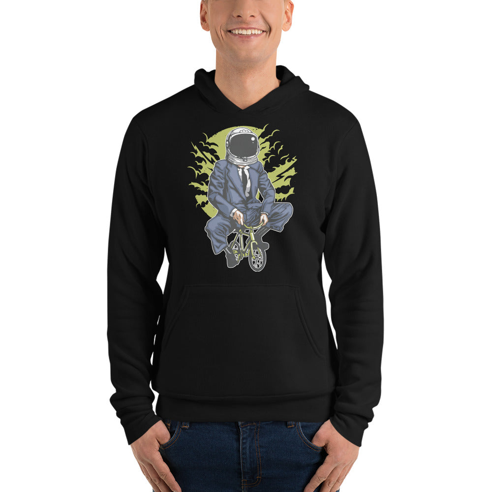 Riding to Work Men Hoodie | EMENEVO