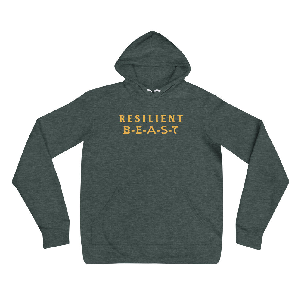 Resilient Beast Golden Men Hoodie | EMENEVO