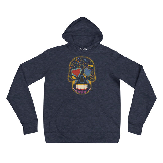 Heart Patch Skull Men Hoodie | EMENEVO