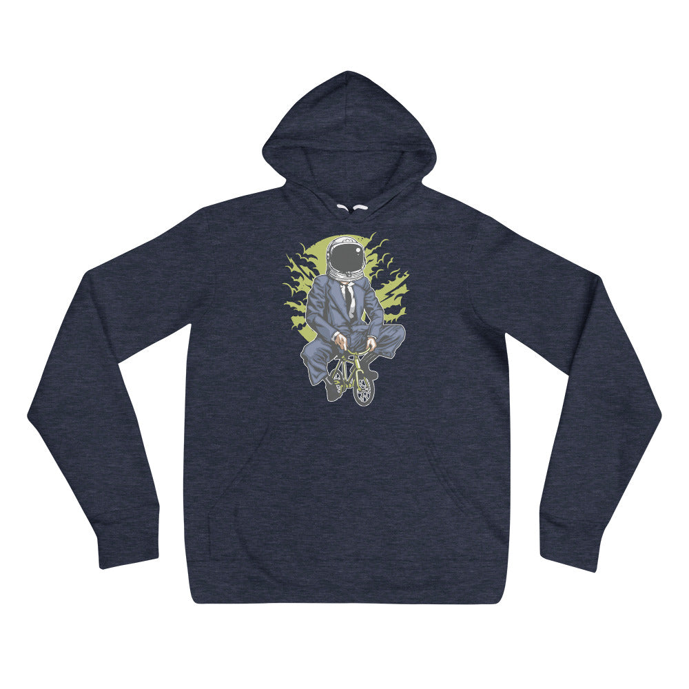 Riding to Work Men Hoodie | EMENEVO