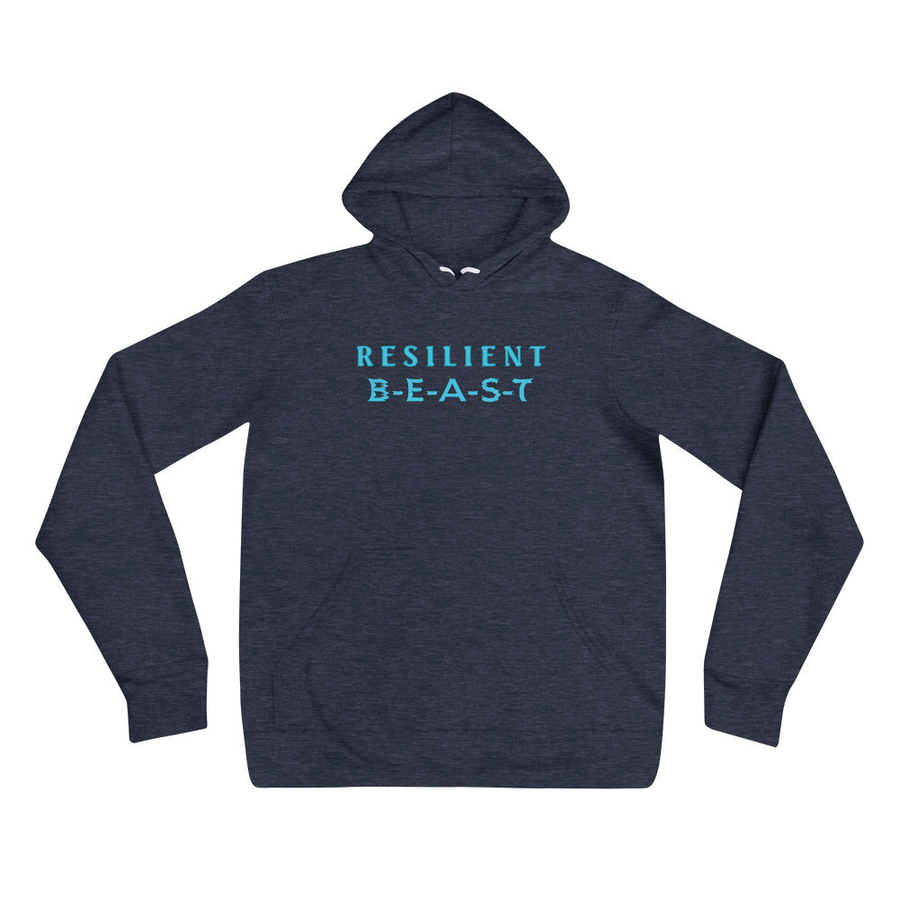 Resilient Beast Blue Men Hoodie | EMENEVO