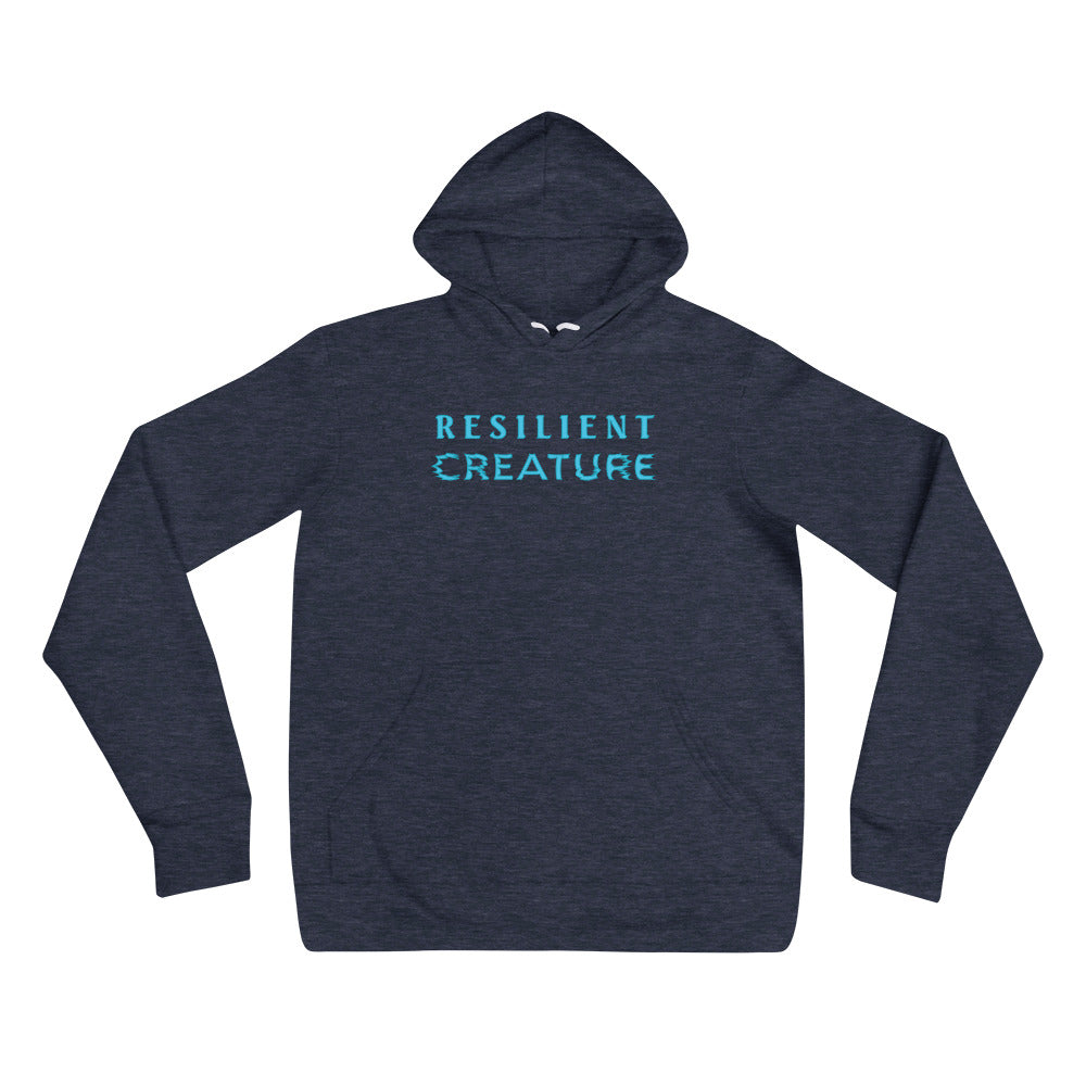 Resilient Creature Blue Men Hoodie | EMENEVO
