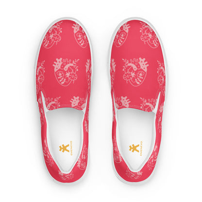 Bug Attack Red Women’s Artisan Shoes | EMENEVO