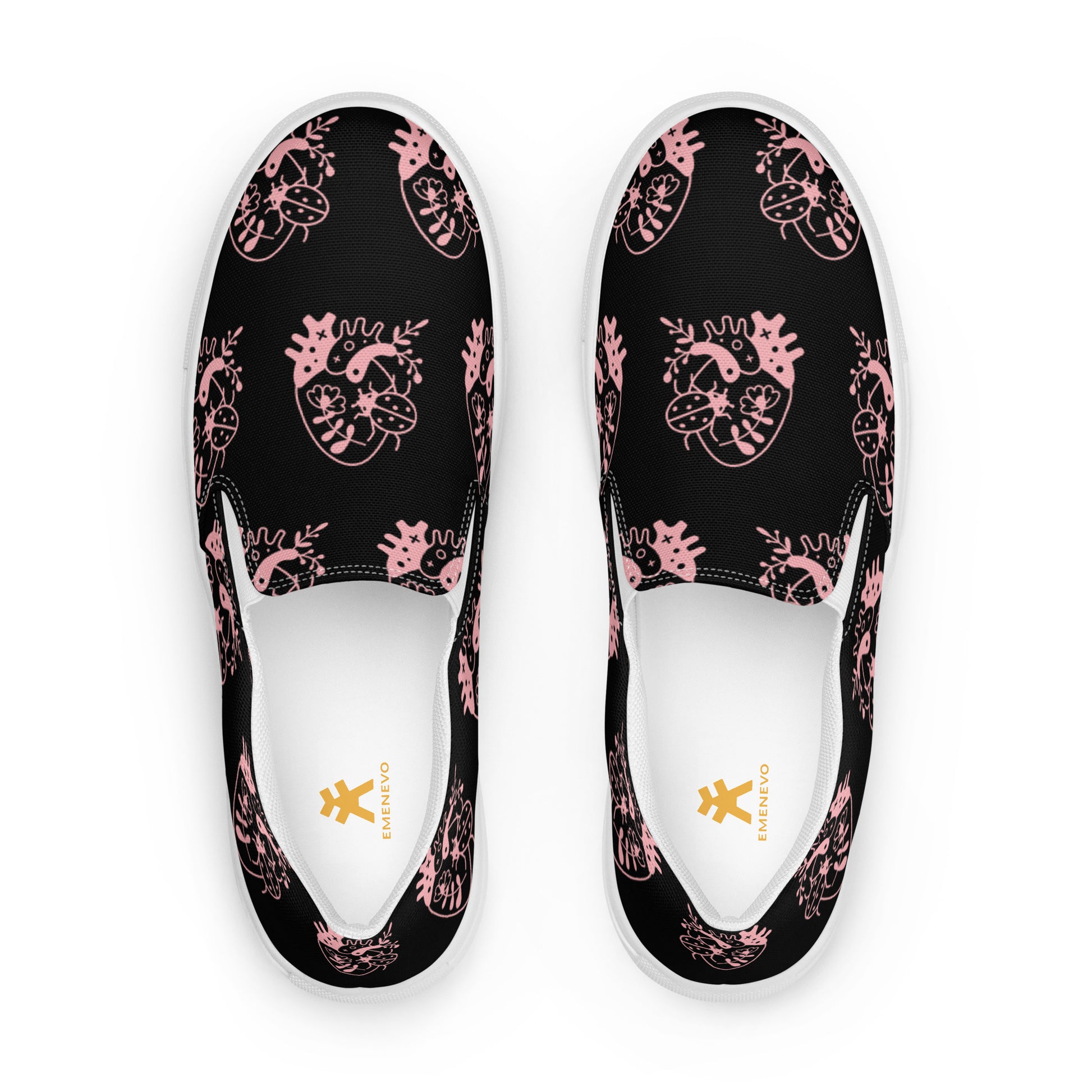 Bug Attack Black Women’s Artisan Shoes | EMENEVO