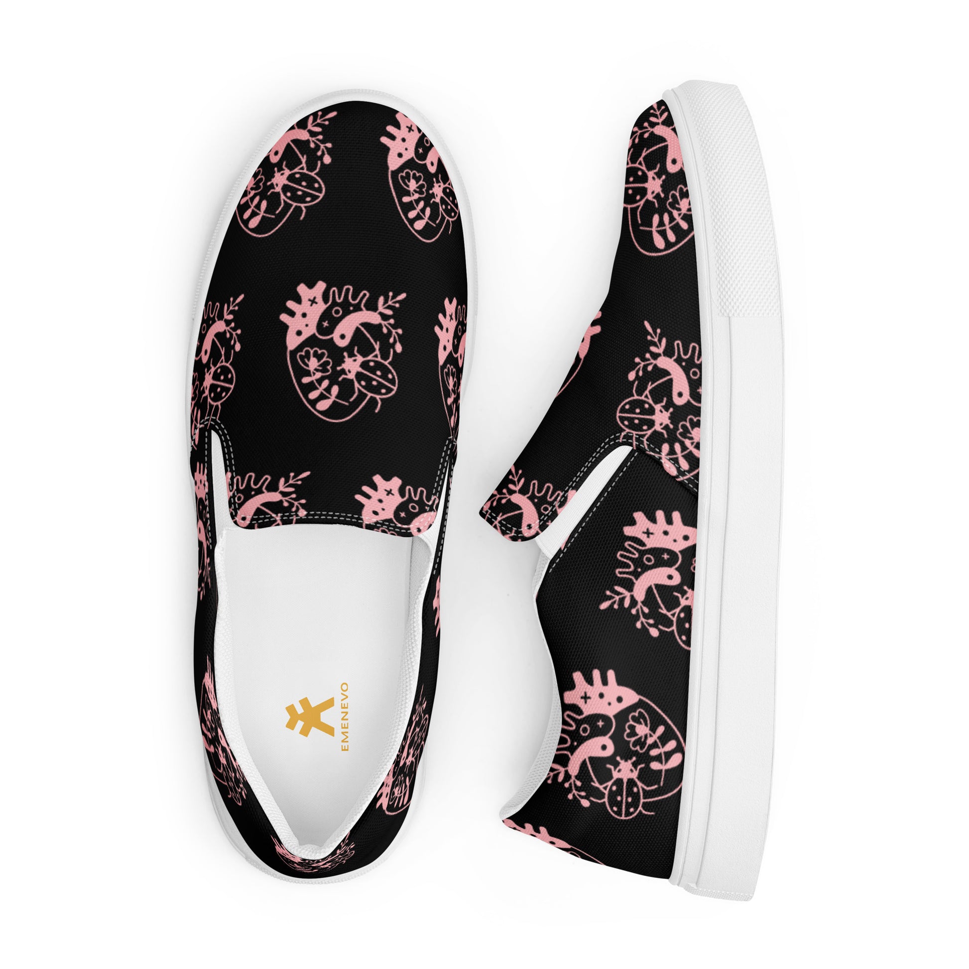 Bug Attack Black Women’s Artisan Shoes | EMENEVO