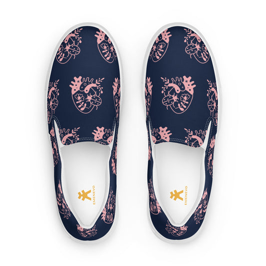 Bug Attack Navy 2 Women’s Artisan Shoes | EMENEVO