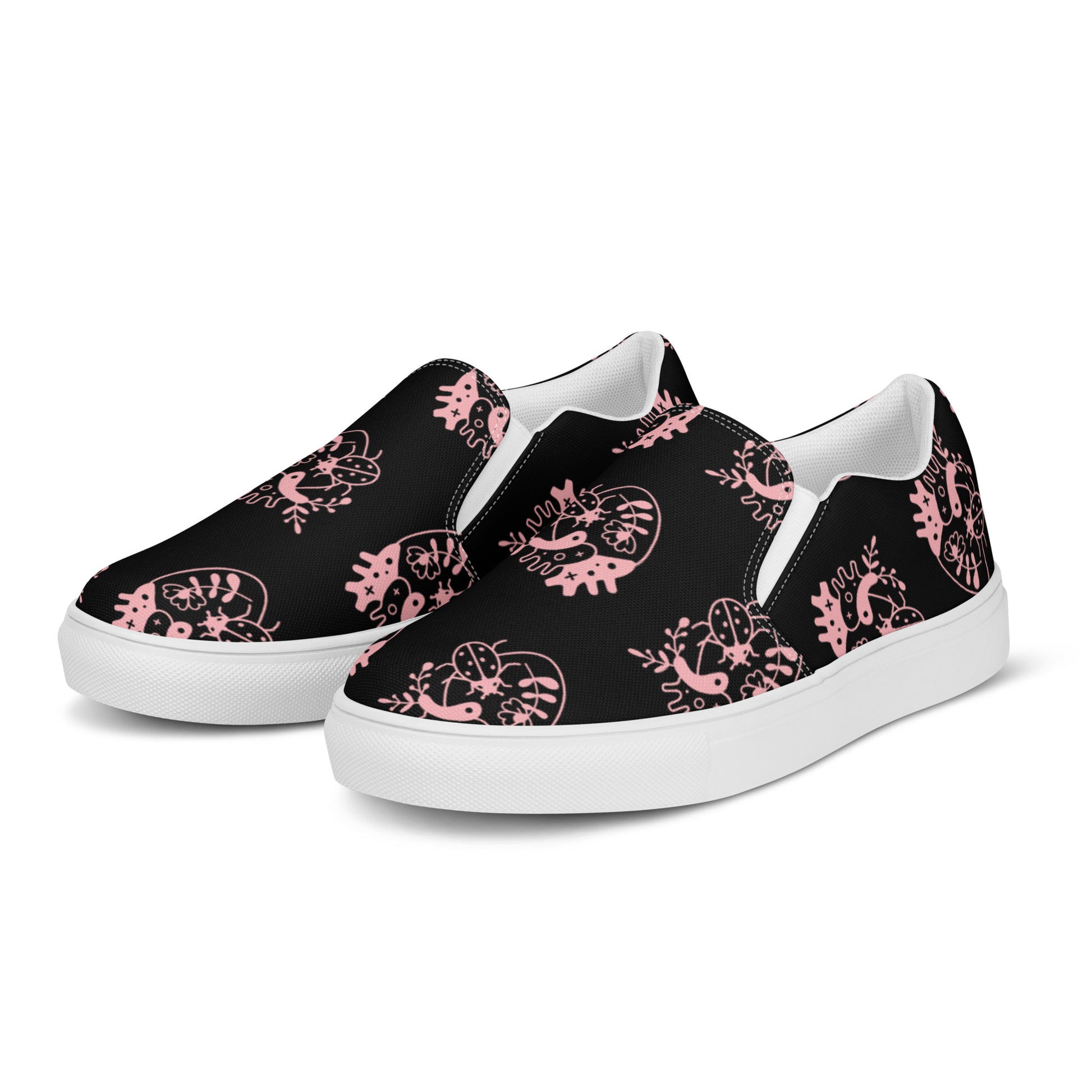 Bug Attack Black Women’s Artisan Shoes | EMENEVO
