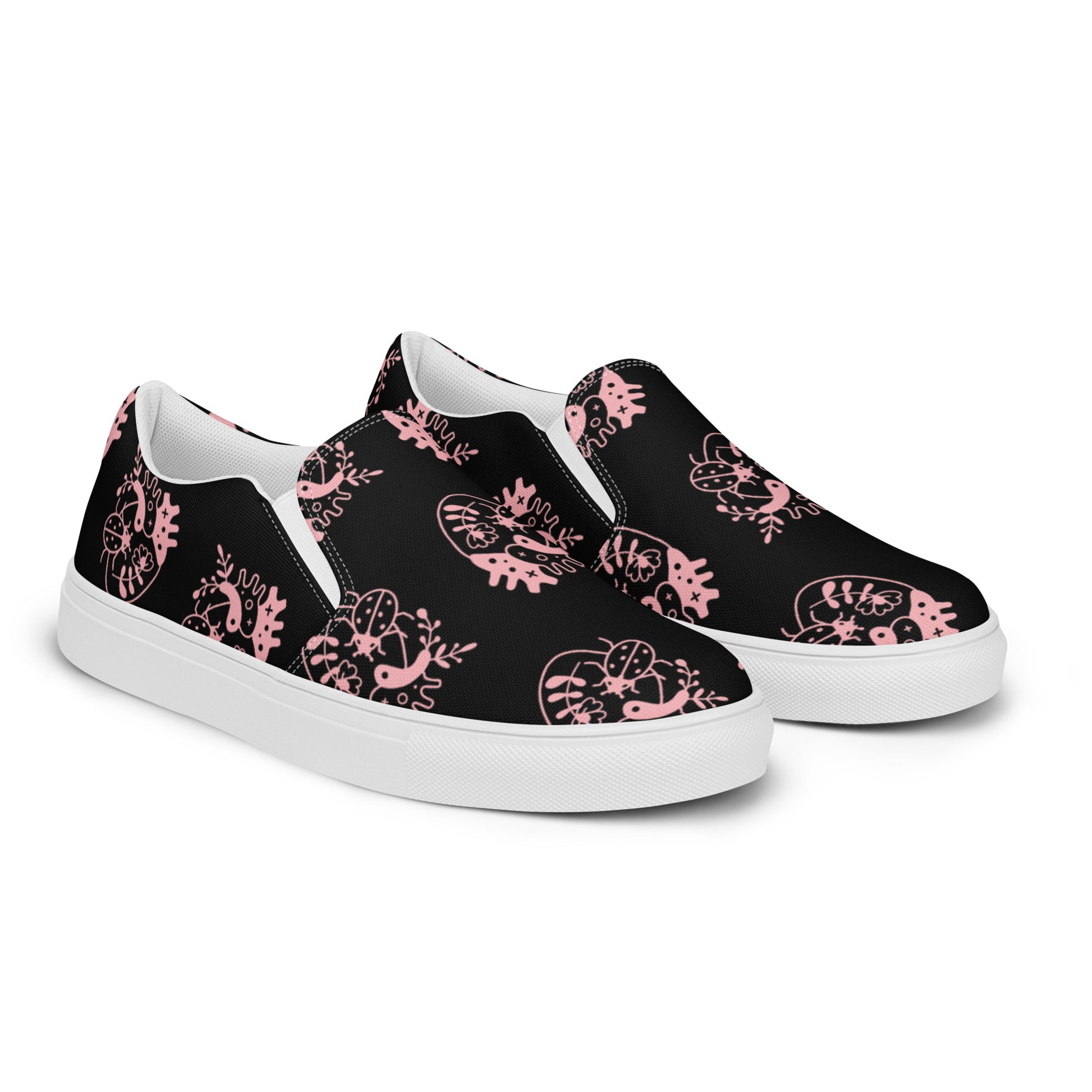 Bug Attack Black Women’s Artisan Shoes | EMENEVO