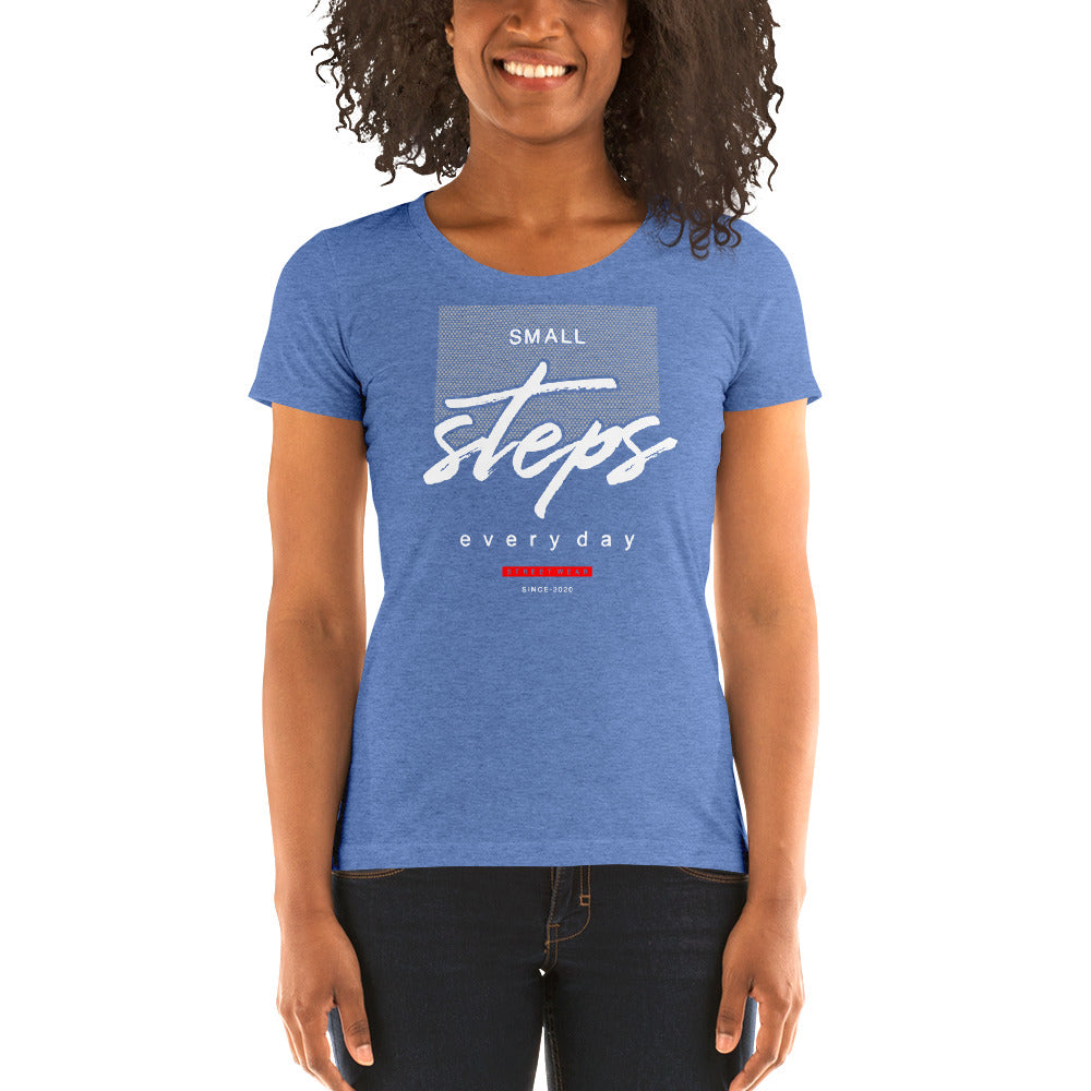 Small Steps Women T-Shirt | EMENEVO