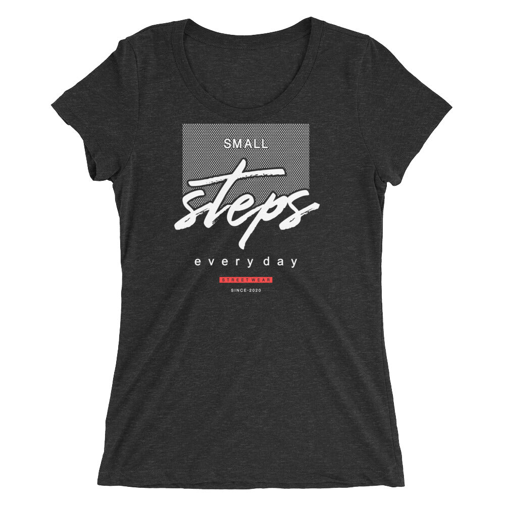 Small Steps Women T-Shirt | EMENEVO