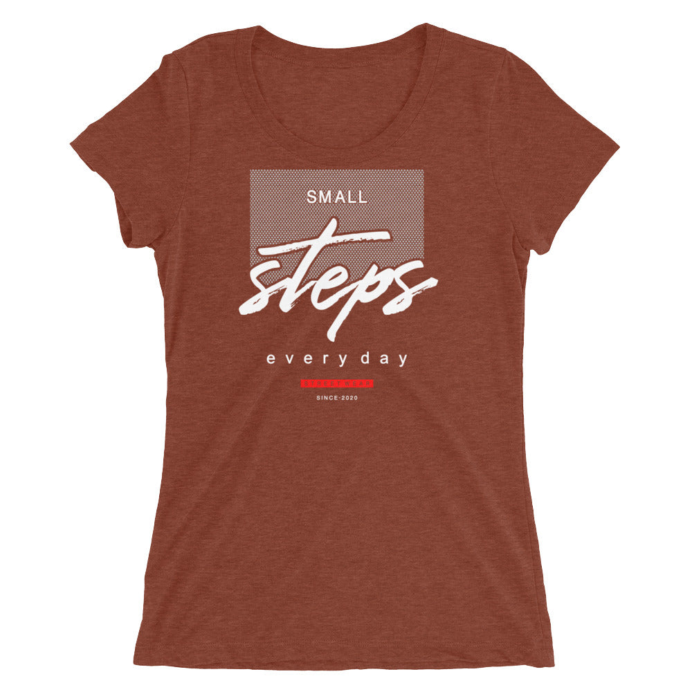 Small Steps Women T-Shirt | EMENEVO