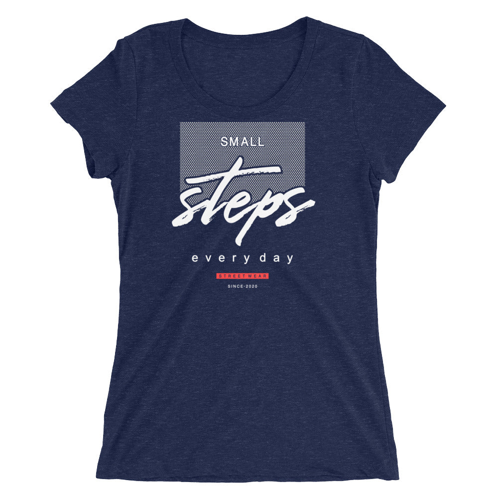 Small Steps Women T-Shirt | EMENEVO